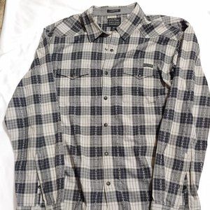 Lucky Brand Black Label Men's Sz XL Plaid Shirt